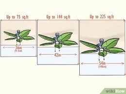how to size a ceiling fan 7 steps