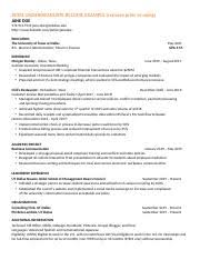 Resume examples see perfect resume examples that a microsoft word resume template is a tool which is 100% free to download and edit. Jsom Docx Jsom Undergraduate Resume Example Remove Prior To Using Jane Doe 972 972 9722 Jane Doe Utdallas Edu Http Www Linkedin Com Public Janedoe Course Hero