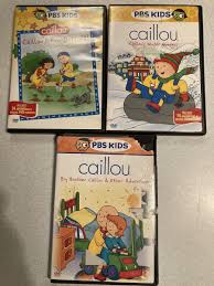 pbs kids caillou dvd s set of 3 ebay