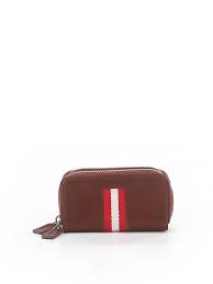 Details About Bally Of Switzerland Women Brown Leather Coin Purse One Size