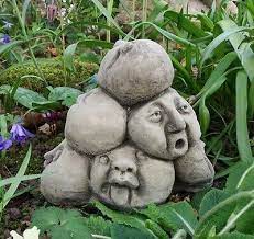 Stone Garden Comedy Head Pile Up Funny