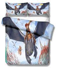 how to train your dragon 3d bedding set