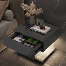 Advanced Bedroom Nightstand With Led