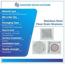 gmp double seal stainless steel floor
