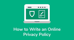 how to write an privacy policy