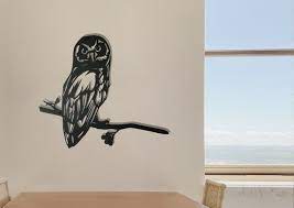 Owl Metal Wall Art Metal Owl Decor