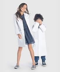Dr James Childrens Unisex Lab Coat With Safety Snap Buttons