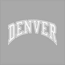 Denver Pioneers 3 College Logo 1c Vinyl Decal Sticker Car Window Wall Ebay