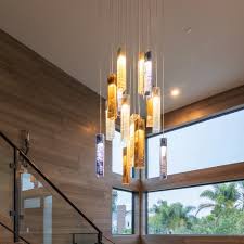 House Lighting Chandelier Art Glass