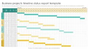 business projects timeline status