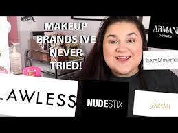 makeup brands i have never tried and