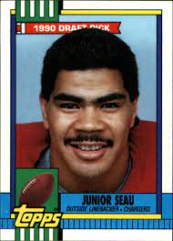 Though the son of a village chief from pago pago, junior grew. Buy Junior Seau Cards Online Junior Seau Football Price Guide Beckett