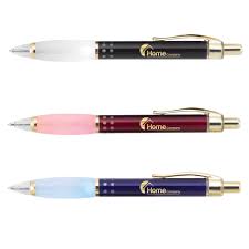 Promotional Encore Light Up Pen With Soft Rubber Grip National Pen