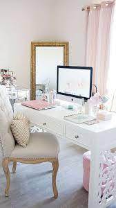 easy feminine home office decor ideas