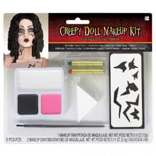 creepy doll makeup kit pop party supply