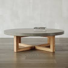 31 Round Concrete Gray Coffee Table