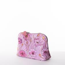blooming flower l cosmetic bag pink