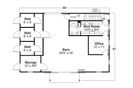 3 stall barn plan with apartment