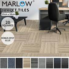 marlow 20x carpet tiles 5m2 box heavy