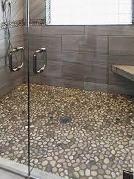 pebble tile showers pebble tile