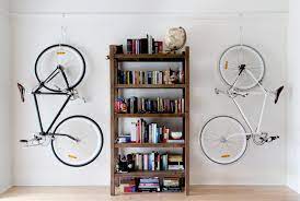 Hang A Bike From A Picture Rail Using