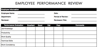 70 Free Employee Performance Review Templates Word Pdf Excel