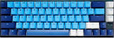 DKME2067ST-BUSPDZZTO Mecha SF Ocean RGB 65% Limited Edition Mechanical Keyboard w/ Cherry MX Brown Switches Ducky