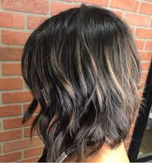 The dark hair gradually blends into dark red and blonde tones. 20 Brown Highlights On Black Hair That Looks Good Hairstylecamp