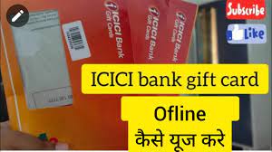 icici bank gift card how to use you