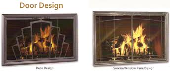 glass fireplace doors dallas chimney