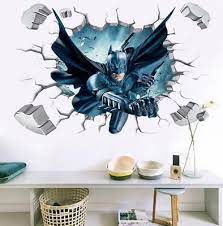 Us 3d Wall Stickers Batman Bat Man Kids