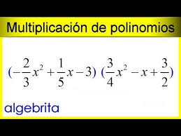multiplicación de polinomios con