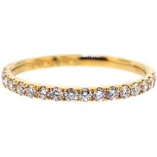 A wide variety of gold wedding rings for women options are available to you, such as main stone, jewelry main material, and plating. Womens Diamond Wedding Band Ring 18k Yellow Gold 0 35ct 1 8 Mm