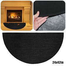 fireproof hearth rug fire resistant mat