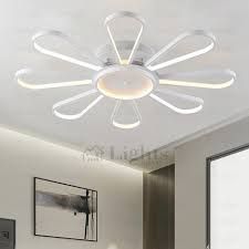 Best Fan Shaped Acrylic Shade Led Kitchen Ceiling Lights