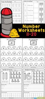 free printable number worksheets 11 20