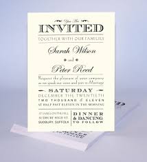 Multiple Font Invite Design Wedding Wedding Invitation
