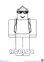 free printable roblox coloring pages