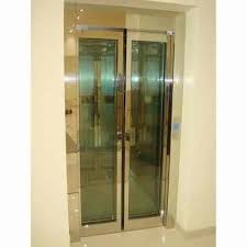 Center Opening Glass Door Elevator
