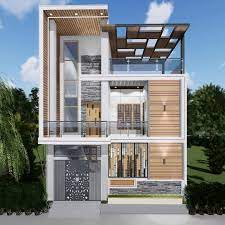 24 Feet Front Elevation Of House gambar png