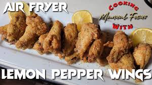 delicious air fryer lemon pepper wings