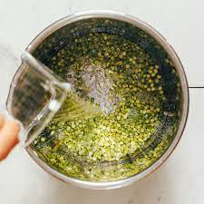 instant pot green split peas fast