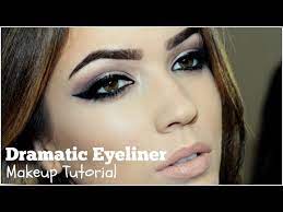 dramatic eyeliner makeup tutorial