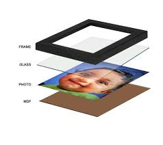 18x12 photo frame brown now the