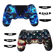 Skins For Ps4 Controller Decals For Playstation 4 Games Stickers Cover For Ps4 Slim Sony Play