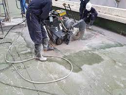Concrete Floor For New Plumbing