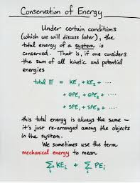 Potential Energy And Conservation Of Energy