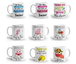 personalised mug teacher gifts head