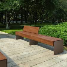 Zen Bench With Back Wooden Bench With