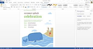Free Summer Themed Templates From Microsoft